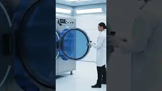 Futuristic Machine Turns Animals Into Steaks in Seconds 🔥 #FuturisticLab #MeatMachine #AIvideo