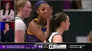 😂🤐 Sue Bird & Taurasi REACT To Angel Reese Taunting Caitlin Clark LIVE: 'Overboard' After 2nd Time!
