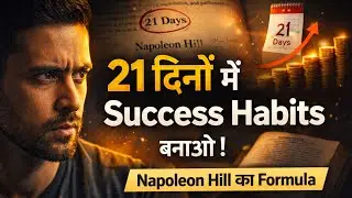 21 दिनों में Success Habits बनाओ! 🔥| Self-Discipline & Consistency का Secret Formula | Napoleon Hill