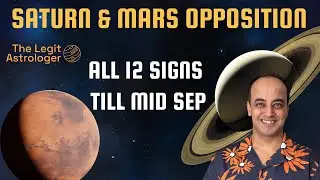 Saturn & Mars opposition in Pisces & Virgo for all ascendants Aug till mid Sep 2025
