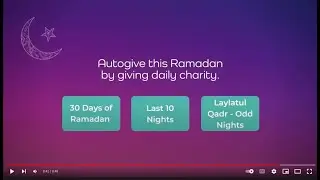 Ramadan Giving - Support Great Causes
