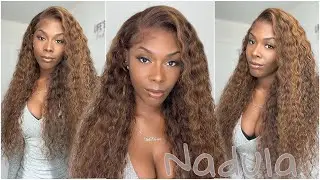 It's giving Christmas vibes! ✨ Super Cute Water Wave Highlight Wig Install Ever?! | Nadula Hair