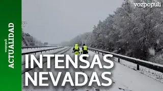 Nevadas intensas en ESPA&Ntilde;A por la BORRASCA INGRID