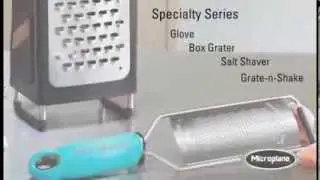 Microplane Glove, Box Grater, Salt Shaver, Grate n Shake