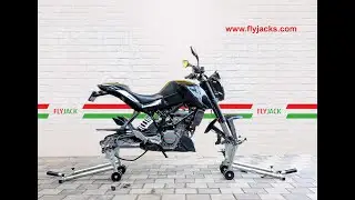 FLYJACK FRONT & REAR PADDOCK STAND USAGE