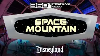 Space Mountain - 360° Video - 6.1K | Disneyland | 2024