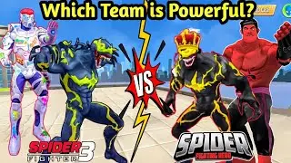 💥BIG BATTLE! 🕸 Spider Fighter 3 vs Spider Action Fighting 🕸 &ndash; INSANE Gameplay Comparison.