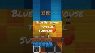 Blue Bed House Tutorial - Block Craft 3D #blockcraft3d #tutorial