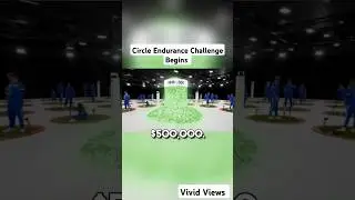 Mr Beast: Circle Endurance Challenge Begins! #mrbeast #mrbeastshorts