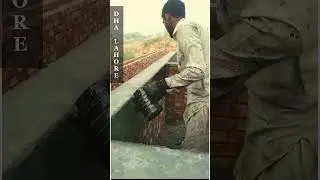 Application of Hot Bitumen On Vertical  DPC #pakistanconstruction #topbuilders#pakistanibuilders