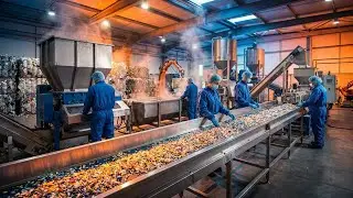 ''Inside a Plastic Recycling Factory  How Waste Turns Into New Products''