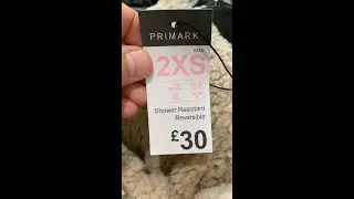 Primark Women's Jacket Shower Resistant Reversible - August 2022