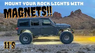 MAGNETS!! Mounting KC Cyclone Rock Lights with Magnets