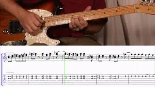 Kokomo by The Beach Boys- Melody and Solo on Guitar with TAB