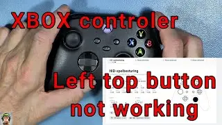 #047 XBOX wireless controler. Left top button not working