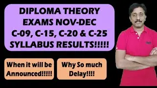 DIPLOMA NOV 2025 EXAM RESULTS UPDATE!!! |C09 C15 C20 C25 sYLLABUS |DCET 2026 |ND Academy