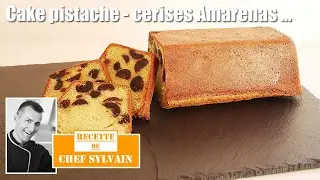 Cake pistache cerise amarena - Recette par Chef Sylvain !