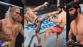 Magomed Ankalaev Vs Alex Pereira - Crazy #UFC Full Fight English Commentary PS5