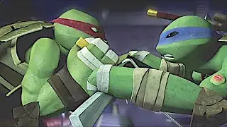 TMNT animation leo vs raph - Trojanplays