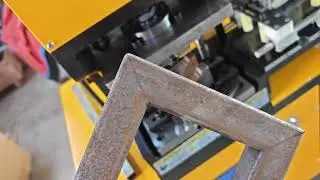 90 degree Notching Machine Square Tube Hydraulic V Notch Punching Machine