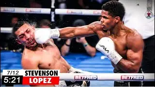 Shakur Stevenson VS Teofimo Lopez FULL FIGHT Highlights | January 31