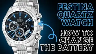 Festina Watch Battery Replacement | How to Replace the Battery on a Festina Watch