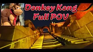 Donkey Kong Mine Cart Madness &ndash; NIGHT POV Roller Coaster | USJ Super Nintendo World