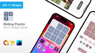 Sliding Puzzle - iOS 17 Widget Game | SwiftUI Puzzle Game Source Code - Xcode Project