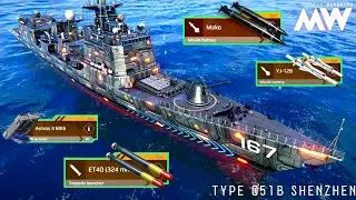 GACHA Ship 🔥SHENZHEN - With Mako & Astros ll MK6 - Modern Warships Epic Gameplay