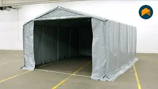 Zelthalle 6x8m (PVC) - Aufbauanleitung (Outlander) | Profizelt24