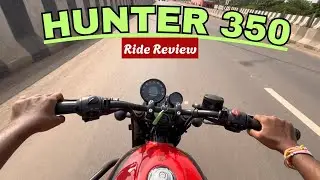 Updated RE Hunter 350 Ride Review 🚀| Mileage | Comport | Stability 