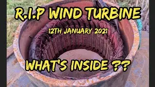 R.I.P Chinese Wind Turbine - Whats inside ????? - 12th January 2022