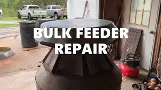 Bulk Hog Feeder Repair #PASTUREDPIGS #PORK