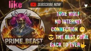 Lone wolf game play no internet prank on random player sorry for my voice is not a good #subscribe👍😊