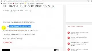 SYMPHONY Z28 CUSTOMER CARE FLASH FILE HANG LOGO FRP REMOVE 100% OK