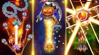 Galaxy attack Space shooter  Mission 1 kill big BOSS gameplay || Galaxy Attack