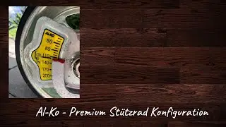 Al-Ko Premium Stützradwaage einstellen (Stützlast)