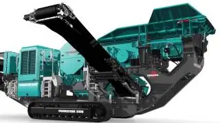 Animation - Powerscreen Premiertrak 300 Jaw Crusher Setup Sequence