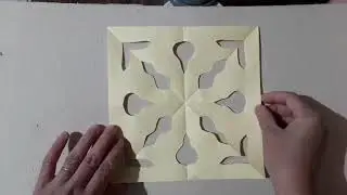 Kirigami - Simetria radial.