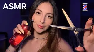 ASMR ROLEPLAY / CORTE DE CABELLO + DEPILACIÓN 💈✂️