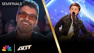 Bay Melnick Virgolino &ndash; Inspirational AGT Performance at 10 Years Old | AGT 2025