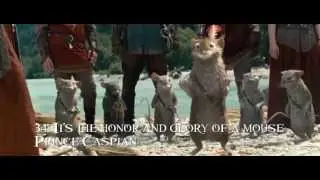 Reepicheep and Aslan 