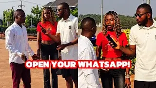 Must Watch: Nigerian girlfriend surprises boyfriend on loyalty test
