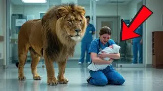 Everyone Froze When a Lion Entered the Hospital &mdash; But What It Was Carrying Made a Nurse Cry