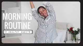 VLOGMAS DAY 21 | Morning Routine | 10 healthy habits to practice for a more productive day!