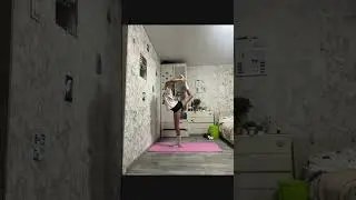 Extreme Needle Stack on Yoga Mat | #gymnastics-girl Flexibility Challenge at Home!