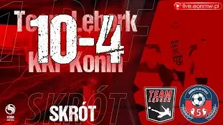 🔴 Team Lębork - KKF Automobile Torino Konin - ⚽️ skrót - 1 Polska Liga Futsalu