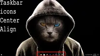 Easily Center Align Your Taskbar Icons in Windows 10 || Virtual Comrade