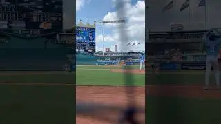 Tyler Tolbert steals 2nd #shorts #foryou #mlb #baseball #highlights #sports #kansascity #trending