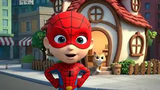 Super Hero Helps a Crying Cat 🐱 | Kids Cartoon That Teaches Kindness